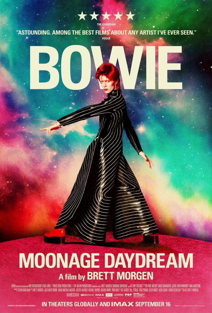 Documentário "Moonage Daydream" de David Bowie, arrecada US$ 12 milhões