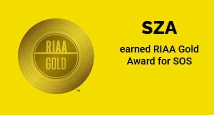 SZA conquista Certificado de Ouro nos EUA
